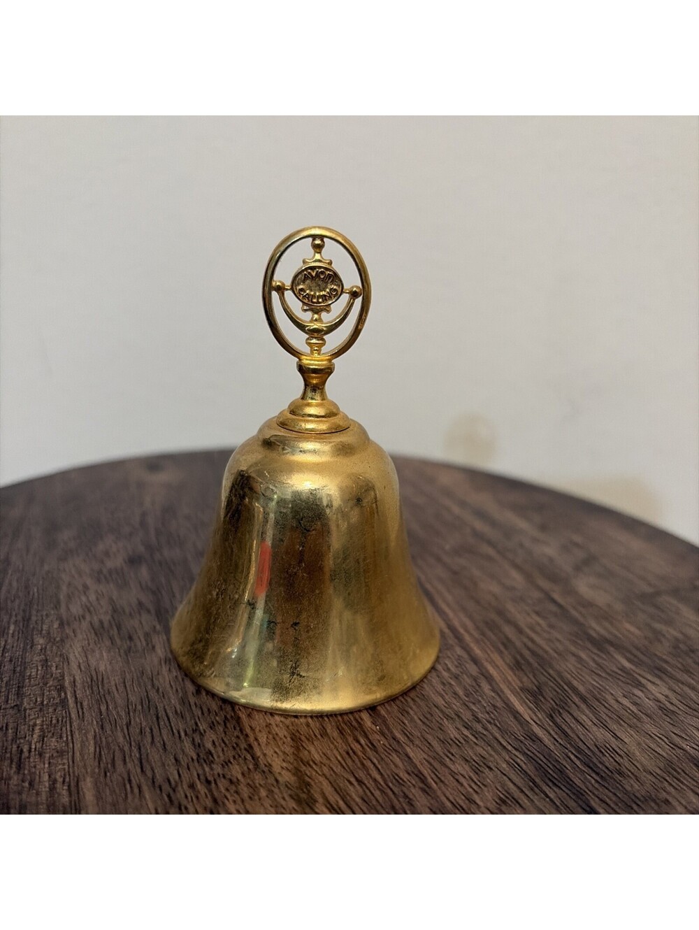Vintage Avon Calling Golden Bell Doorknocker Award 1980's